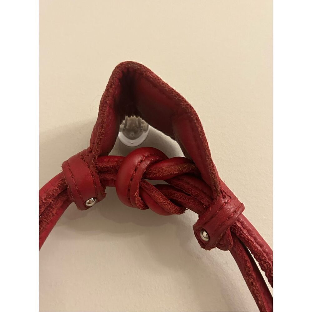 AllisonâScottâredâshoulderâbagâgenuineâleather - Picture 3 of 16
